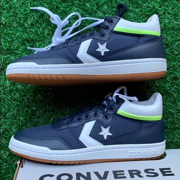CONVERSE FASTBREAK PRO MID OBSIDIAN/WHITE/ MENS - Picture 12 of 16